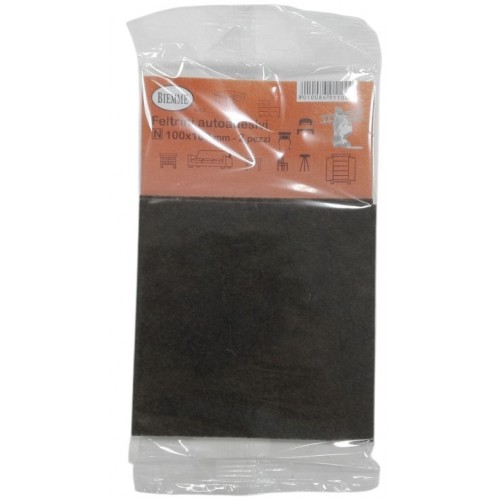 Podložky filcové hnědé 100 x 100 mm 2 ks