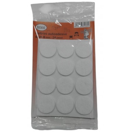 Podložka filcová bílá kulatá 26 mm 24 ks