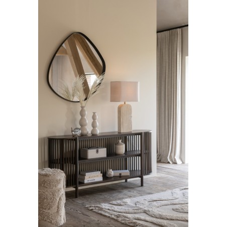 Stolní lampa travertin béžová 71 cm