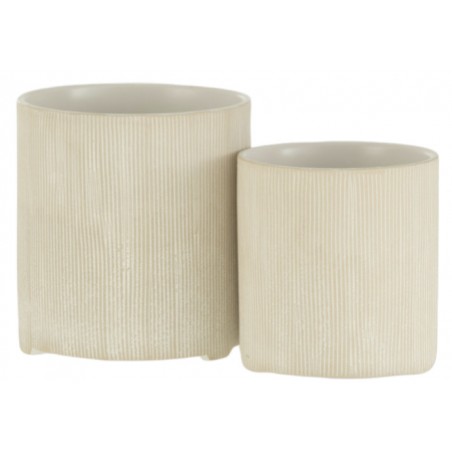 Obal Maria keramický bílý 12 x 13 cm