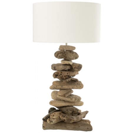 Stolní lampa z naplaveného dřeva 63,5 cm