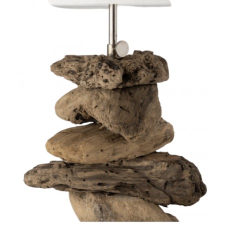 Stolní lampa z naplaveného dřeva 63,5 cm