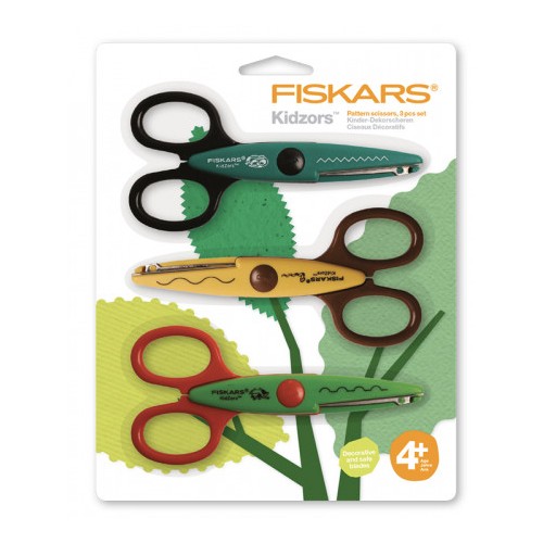 Fiskars Nůžky dětské Kidzors zvířátka 3 ks