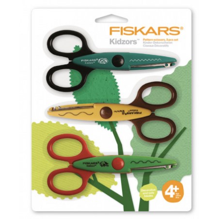 Fiskars Nůžky dětské Kidzors zvířátka 3 ks