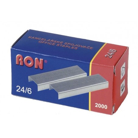 Drátky do sešívačky RON 24 / 6 2000 ks