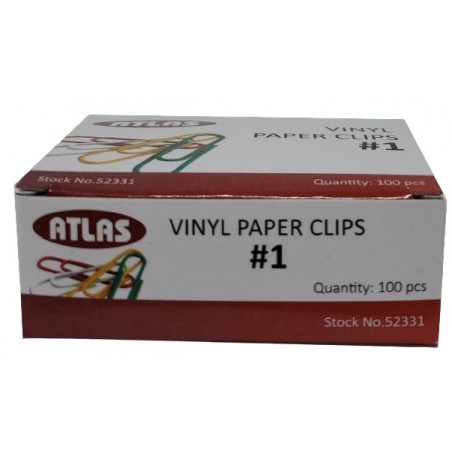 Kancelářské spony vinyl 33 mm 100 ks