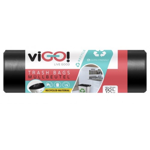 Pytle odpadkové LDPE silné 60 l 10 ks