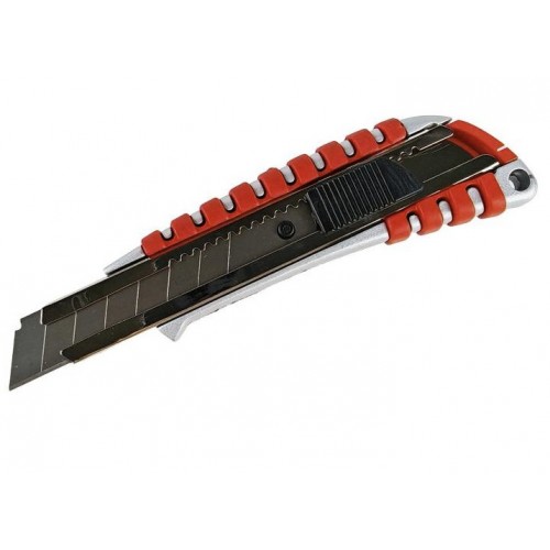 Nůž odlamovací s posuvným tlačítkem 18 mm kovový , Enpro