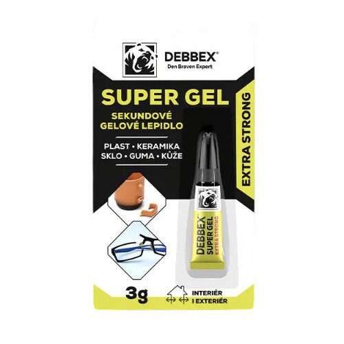 Debbex Sekundové lepidlo gelové 3 g