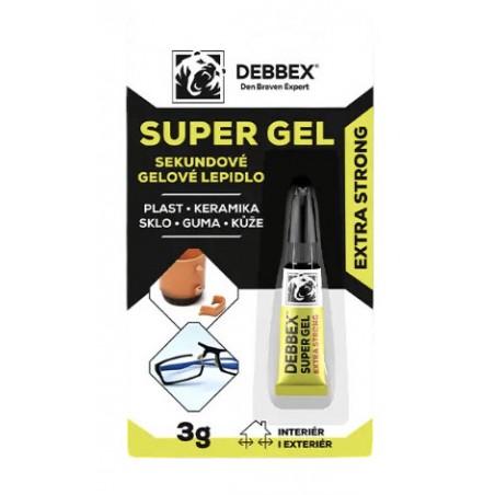 Debbex Sekundové lepidlo gelové 3 g