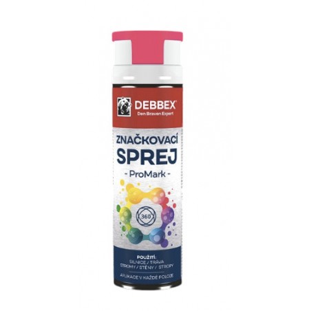 Debbex Značkovací sprej Promark Růžová 500 ml