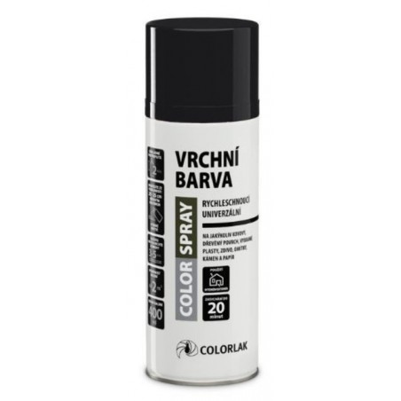 Colorspray Vrchní barva RAL9005 Černá lesk 400 ml