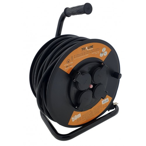 Prodlužovací přívod na bubnu 50 m Trixline