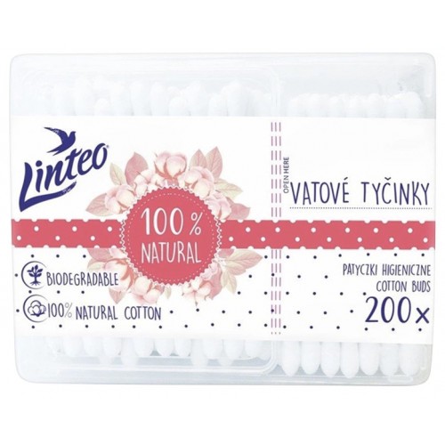 Linteo Tyčinky vatové 200 ks