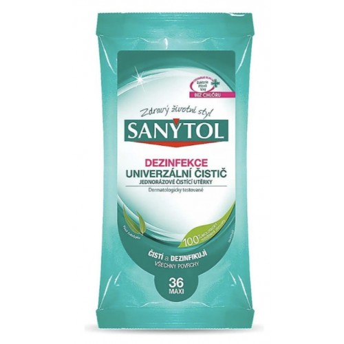 Sanytol Dezinfekční ubrousky 36 ks