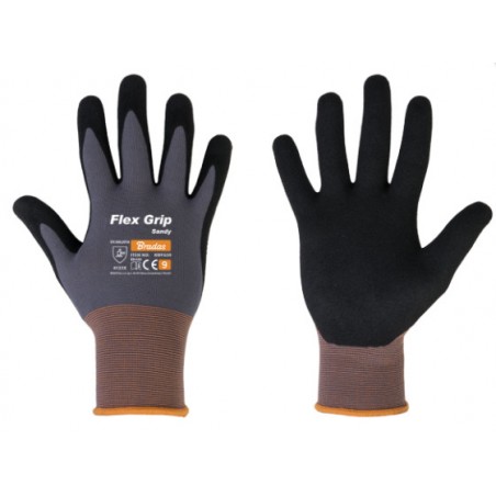 Rukavice ochranné č. 10 šedé Flex Sandy