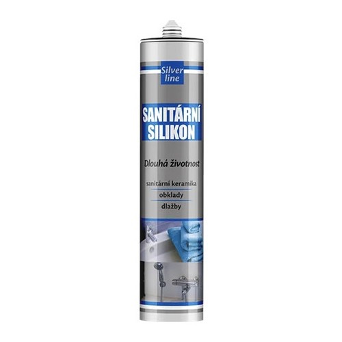 Sanitární silikon bílý SL Den Braven 280 ml