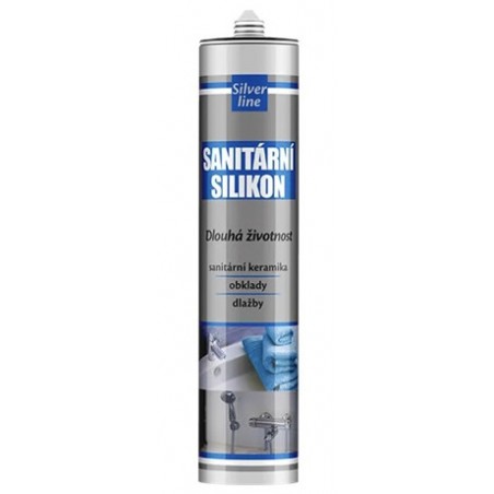 Sanitární silikon bílý SL Den Braven 280 ml