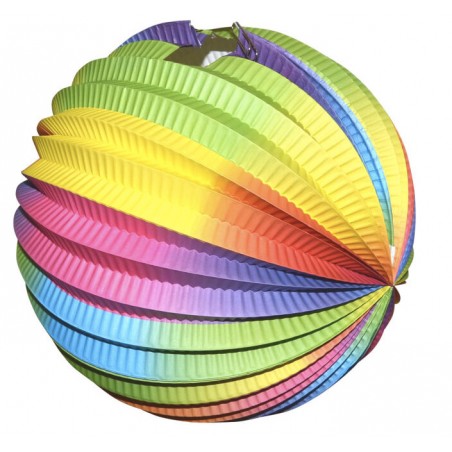 Lampion Rainbow koule 25 cm