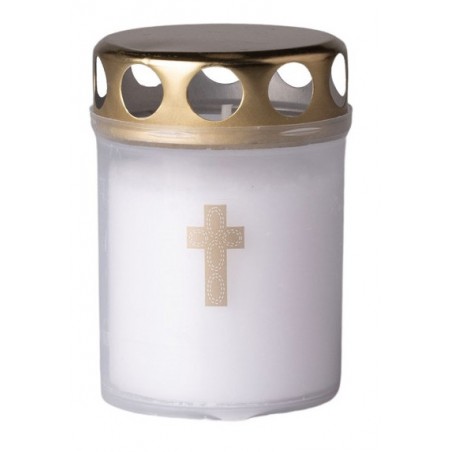 Svíčka hřbitovní s víčkem 1,5 dne 90 g