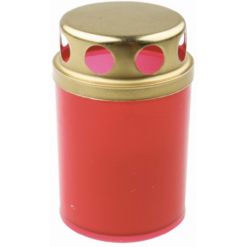 Svíčky hřbitovní červené 4 ks 62 g