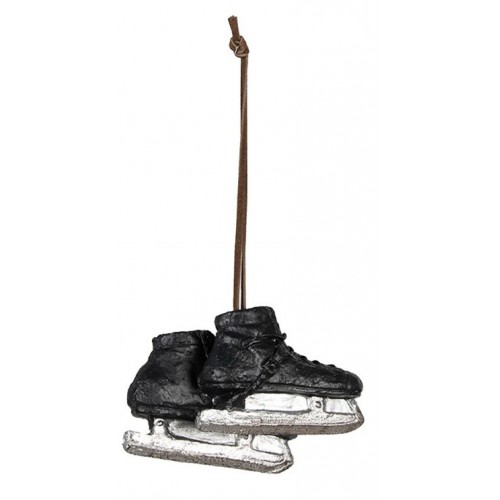 Ozdoba Brusle černé polyresin 10 x 4 x 6 cm