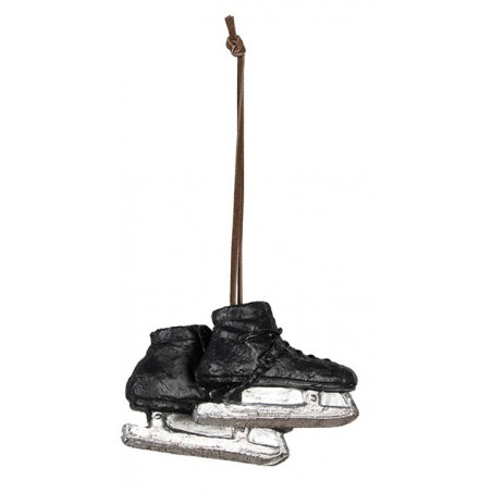 Ozdoba Brusle černé polyresin 10 x 4 x 6 cm