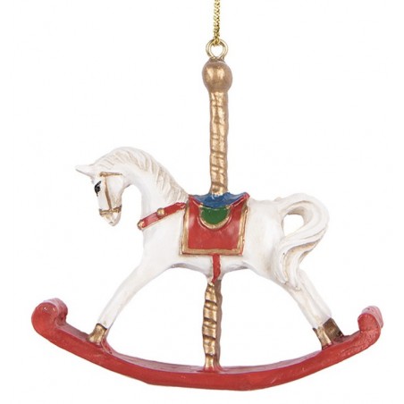 Ozdoba Houpací kůň 8 x 2 x 7 cm