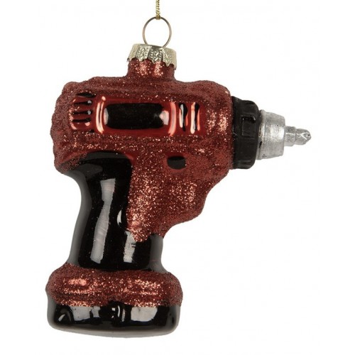 Ozdoba skleněná Vrtačka 10 cm