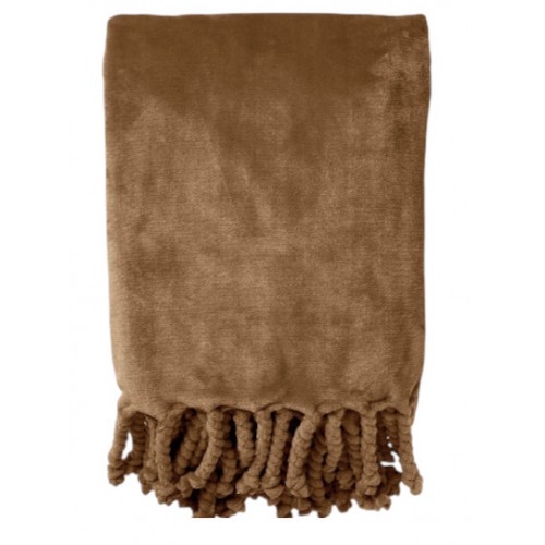 Přehoz Florijn hnědá 150 x 200 cm