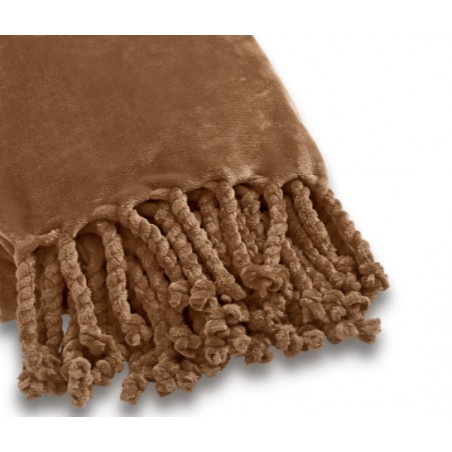 Přehoz Florijn hnědá 150 x 200 cm