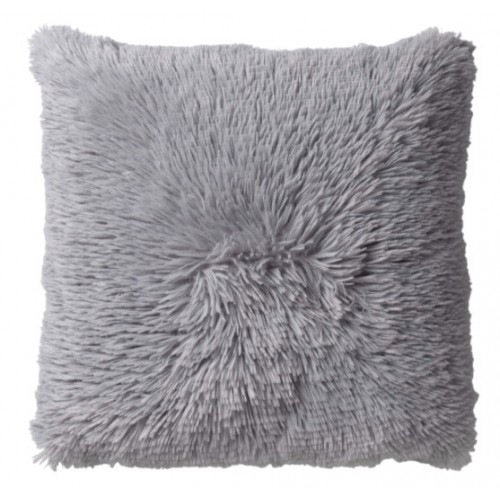 Polštář Fluffy šedý 45 x 45 cm