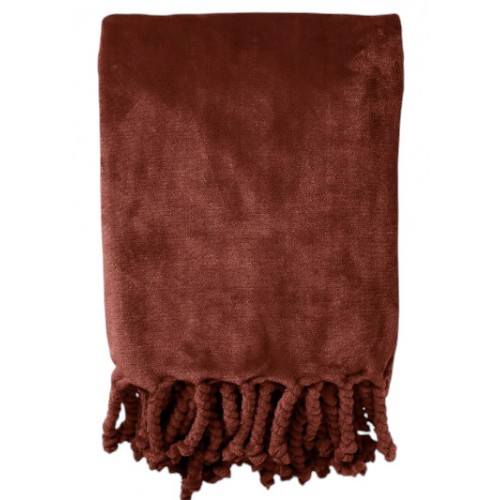 Přehoz Florijn vínově červený 150 x 200 cm