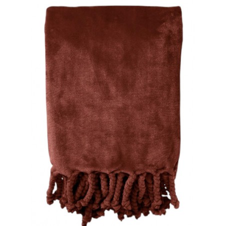 Přehoz Florijn vínově červený 150 x 200 cm