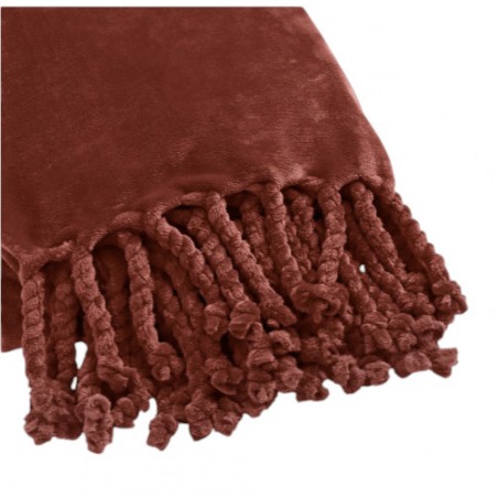 Přehoz Florijn vínově červený 150 x 200 cm