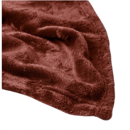 Přehoz vánoční červený Hvězdy 150 x 200 cm