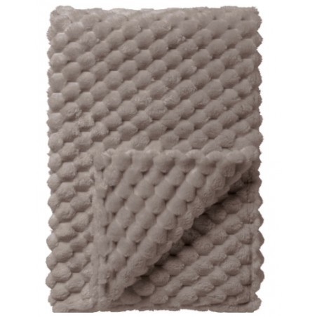 Přehoz Vivian Taupe - tmavě béžový 150 x 200 cm