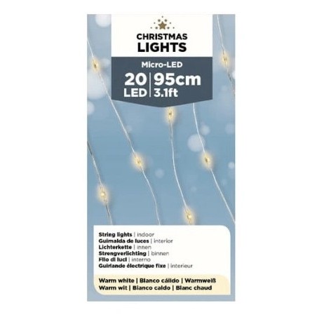 Struna 20 LED teplá bílá 100 cm