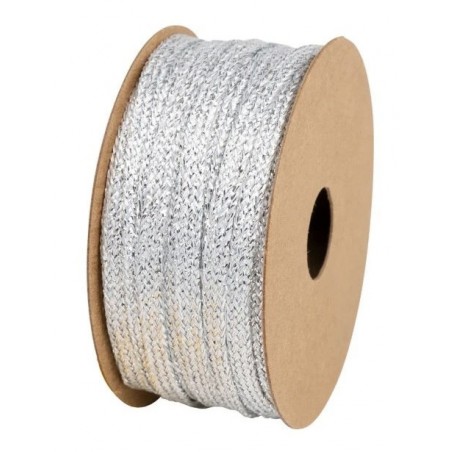 Lurexová stuha stříbrná 5 mm