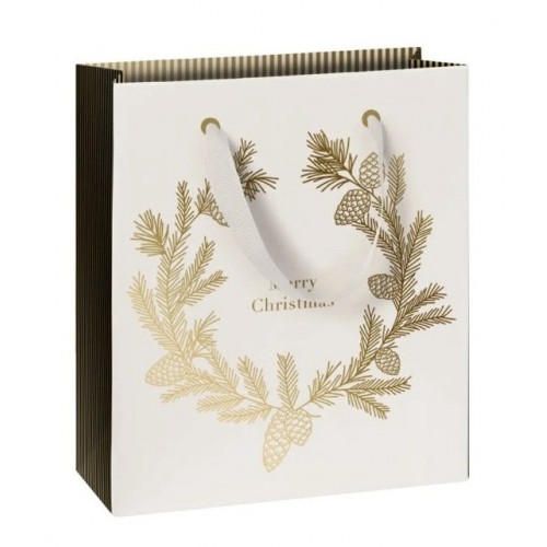 Dárková taška Mariola béžová 18 x 8 x 21 cm