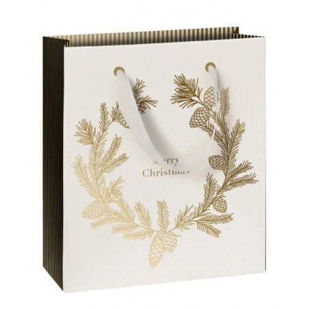 Dárková taška Mariola béžová 18 x 8 x 21 cm