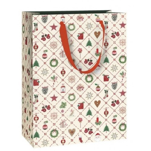Dárková taška vánoční Kirsten 23 x 13 x 30 cm