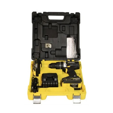 Vrtačka s příklepem akumulátorová 2 - 13 mm 20 V, 2 akumulátory Proteco