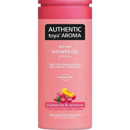 Authentic Toya Aroma sprchový gel cranberries & nectarine 400ml