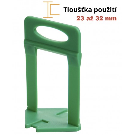 Spony Levelys 1 mm XXL 100 ks