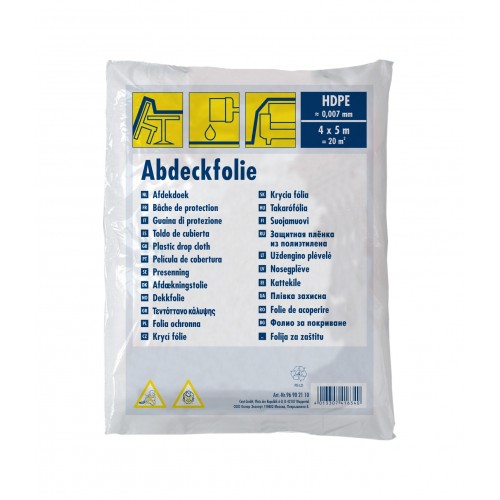 Zakrývací fólie HDPE 4 x 5 m