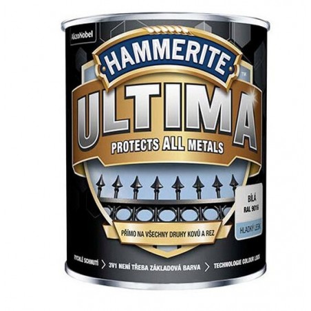 Hammerite Ultima Tmavě hnědá hladká 0,75 l