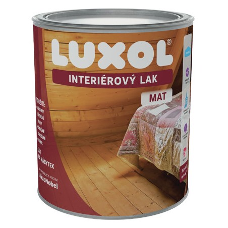 Luxol  Interiérový lak matný 0,75 l