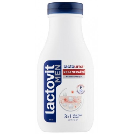 Lactovit Men LactoUrea Sprchový gel 3v1 300 ml