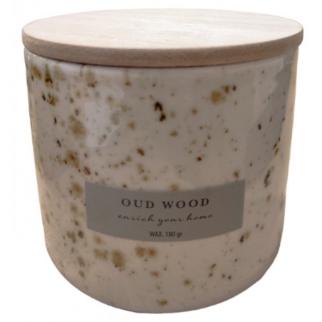 Vonná svíčka keramika Oud Wood 180 g